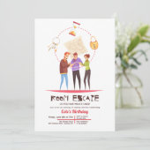 Kamer Escape Party uitnodiging (Staand voorkant)