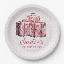 Kamer Koffer Feestje Vintage Koffers Roze 