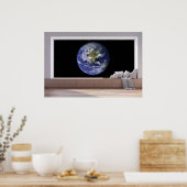 Kamer met een uitzicht. poster (Keuken)