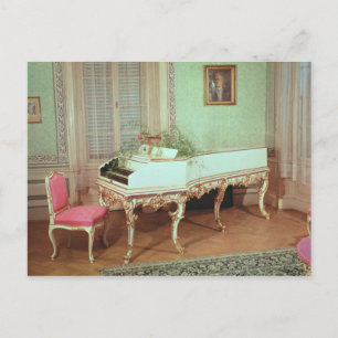 Kamer met klavecimbel briefkaart