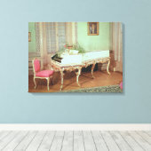 Kamer met klavecimbel canvas afdruk (Insitu (Houten vloer))