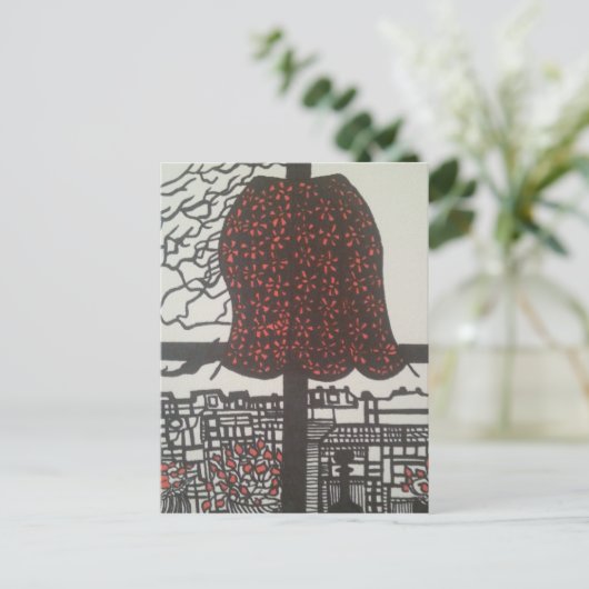 kamer met uitzicht briefkaart (Staand voorkant)