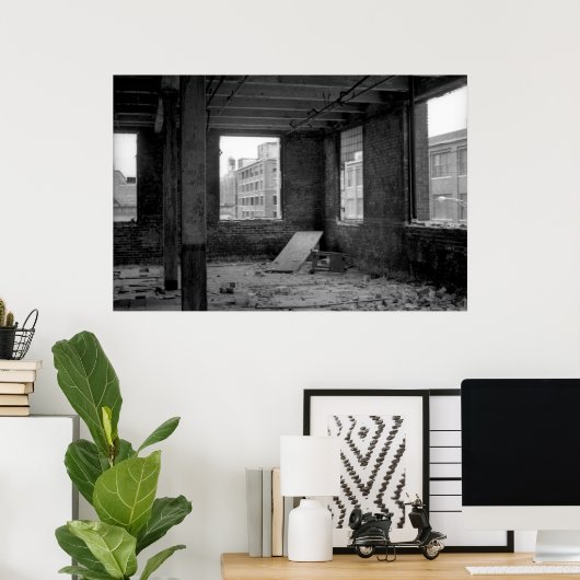 Kamer met Uitzicht Poster (Thuiskantoor)