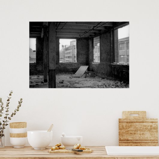 Kamer met Uitzicht Poster (Keuken)