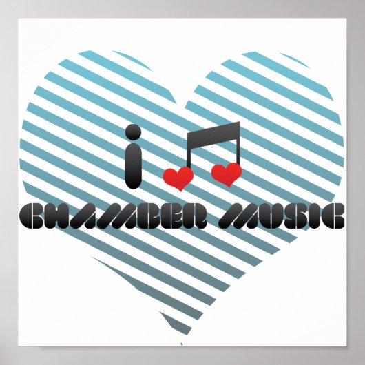 Kamer Muziek Poster (Voorkant)