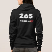  Kamer Nummer 256 in  Hoodie (Achterkant)