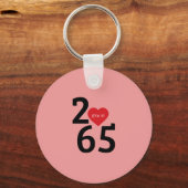 Kamer Nummer 256 in   Sleutelhanger (Voorkant)