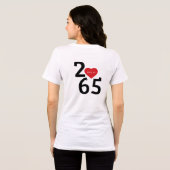 Kamer Nummer 256 in Tri-Blend T-shirt (Achterkant volledig)