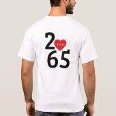 Kamer Nummer 256 in Tri-Blend T-shirt (Achterkant)