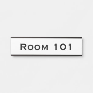 Kamer Nummer Deur Bord Hotel Kantoor Gebouw Deurbordje