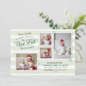 Kamer op de lijst met kerstmis in Nice Feestdagenkaart (Staand voorkant)