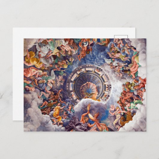 Kamer van de Giants, Giulio Romano Feestdagenkaart (Voorkant / Achterkant)