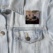 Kamer van directeur vierkante button 5,1 cm (In situ)