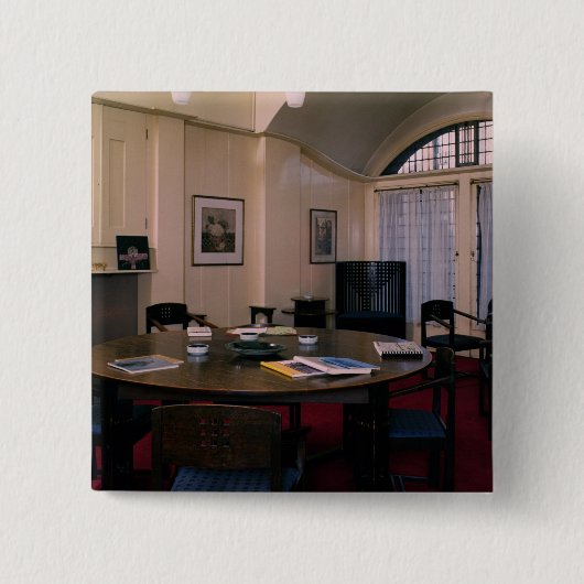 Kamer van directeur vierkante button 5,1 cm (Voorkant)