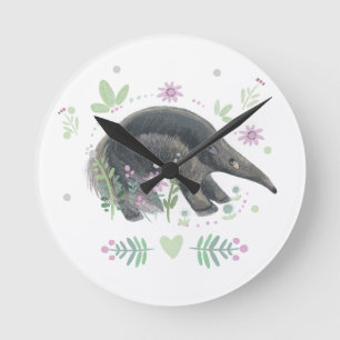 kamer van het kind anteater ronde klok