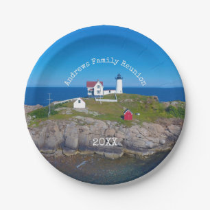 Kamer van Kostenfamilie Reunion Nubble Papieren Bordje