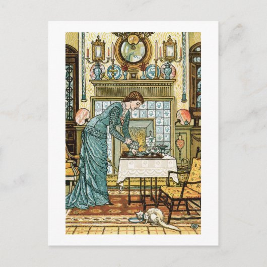 Kamer van mijn dame, frontispiece tegen 'The House Briefkaart (Voorkant)