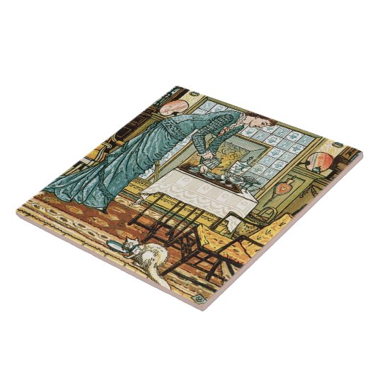 Kamer van mijn dame, frontispiece tegen 'The House Tegeltje (Zijkant)