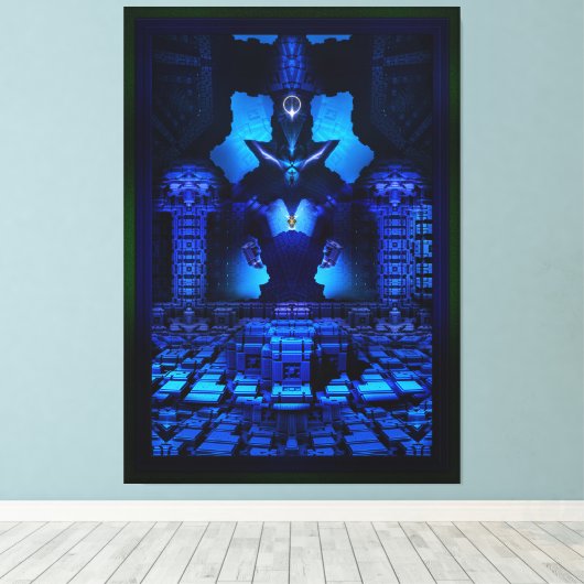 Kamer van Talidos, Xzendor7 Canvas Afdruk (Insitu (Houten vloer))