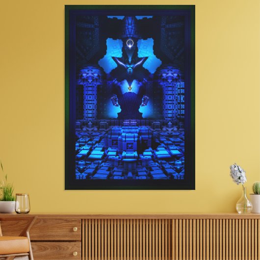 Kamer van Talidos, Xzendor7 Canvas Afdruk (Insitu (Woonkamer))