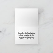 Kamer voor taart Thanksgiving vakantie Kaart (Binnen)