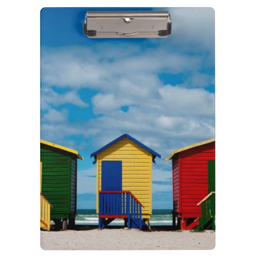 Kamer wisselen. Muizenberg Beach, Kaapstad Klembord (Voorkant)