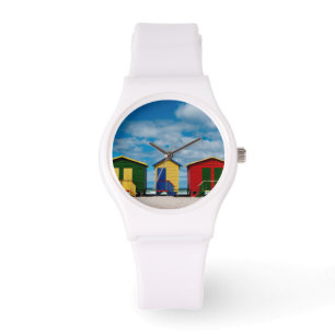 Kamer Wisselen. Muizenberg Strand, Kaapstad Horloge