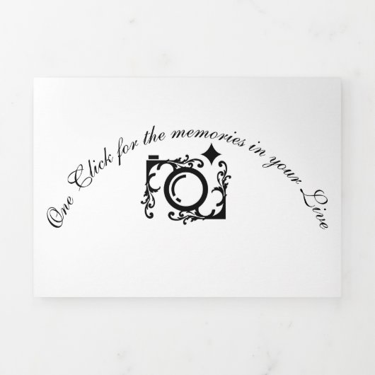 Kamera Gutschein Drieluik Wenskaart (Cover)