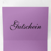 Kamera Gutschein Drieluik Wenskaart (Binnenzijde eerst)