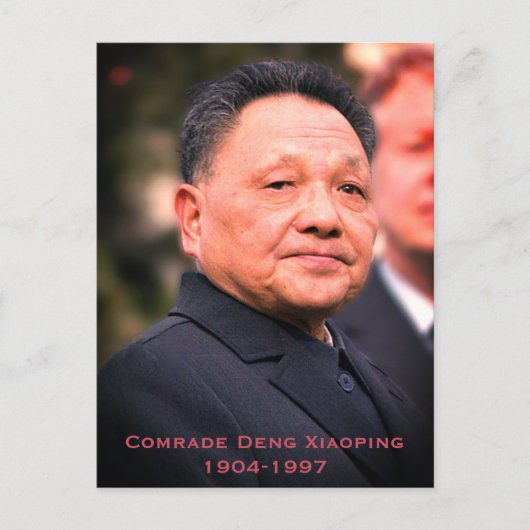 Kameraad Deng Xiaoping - Chinese leider Briefkaart (Voorkant)