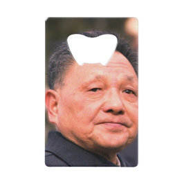 Kameraad Deng Xiaoping - Chinese leider Creditkaart Flessenopener