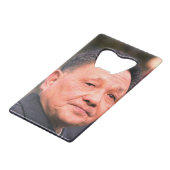 Kameraad Deng Xiaoping - Chinese leider Creditkaart Flessenopener (Voorkant Gekanteld)