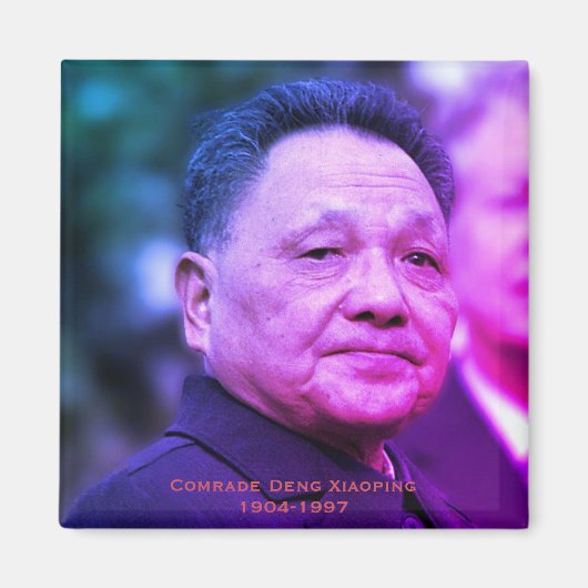 Kameraad Deng Xiaoping - Chinese leider Magneet (Voorkant)