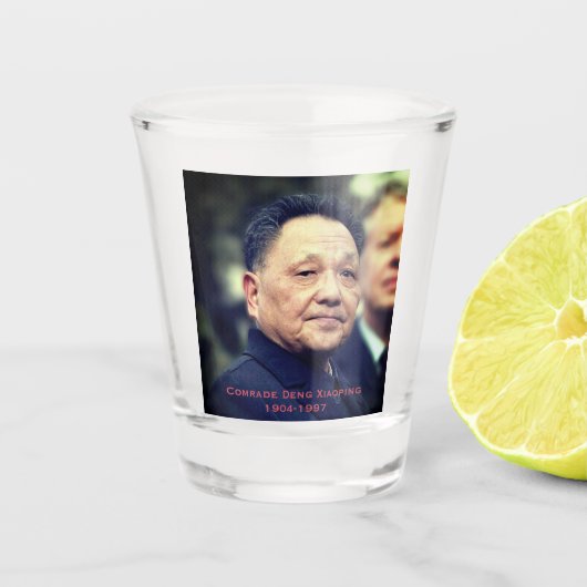 Kameraad Deng Xiaoping - Chinese leider Shot Glas (Voorkant)