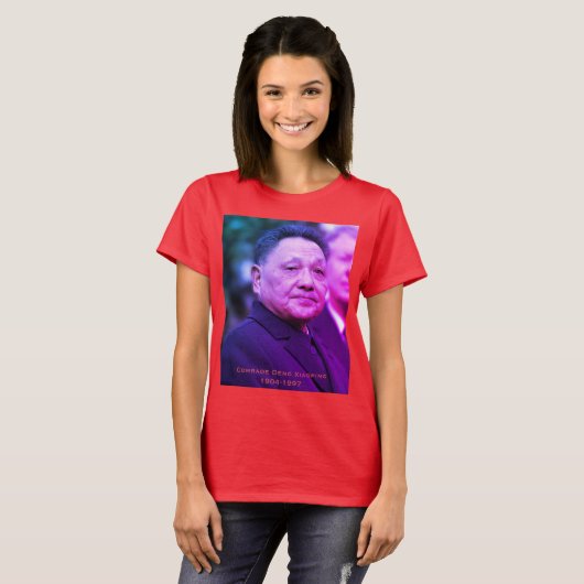 Kameraad Deng Xiaoping - Chinese leider T-shirt (Voorkant volledig)