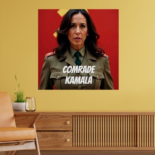 Kameraad Kamala 2024 Poster (Woonkamer 2)