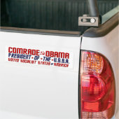 Kameraad Obama Bumpersticker (Op Truck)
