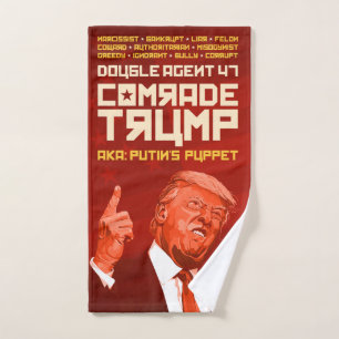 Kameraad Trump: De Dubbele Agent (Poetins marionet Handdoek
