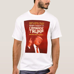 Kameraad Trump: De Dubbele Agent (Poetins marionet T-shirt