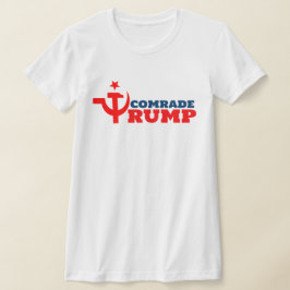 Kameraad Trump met Russische hamer en sikkel T-shirt