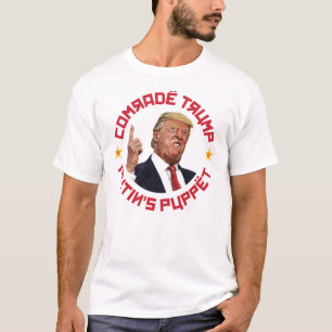 Kameraad Trump: Poetins marionettenillustratie van T-shirt