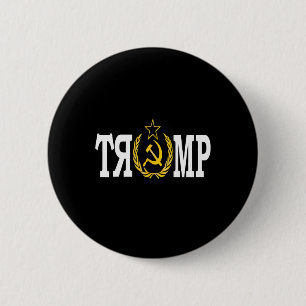 Kameraad Trump Russische Dwaas Impeach Trump Russi Ronde Button 5,7 Cm