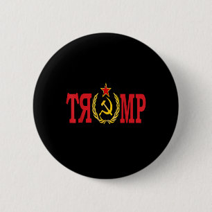 Kameraad Trump Russische dwaas Trump beschuldigen Ronde Button 5,7 Cm