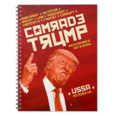 Kameraad Trump - Sovjet-Poster Notitieboek (Voorkant)