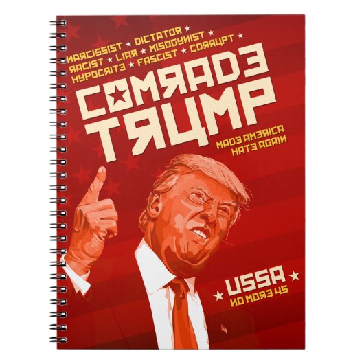 Kameraad Trump - Sovjet-Poster Notitieboek (Voorkant)