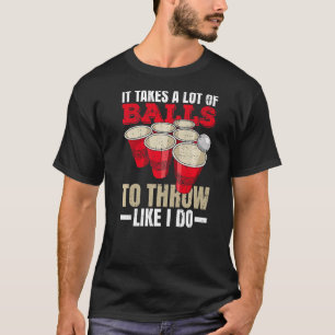Kamerfeest Bier Pong Voor Een Bier Pong Kampioen   T-shirt