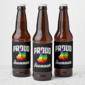 Kamergenoot Gay Pride Bier Etiket (Flessen)