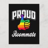 Kamergenoot Gay Pride Briefkaart (Voorkant)