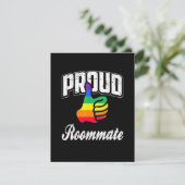 Kamergenoot Gay Pride Kaart (Staand voorkant)