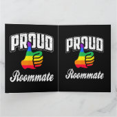 Kamergenoot Gay Pride Kaart (Binnen)